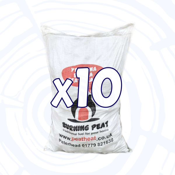 Scottish Burning Peat 10 Bags