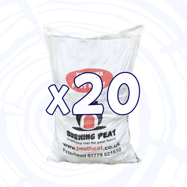 Scottish Burning Peat 20 Bags
