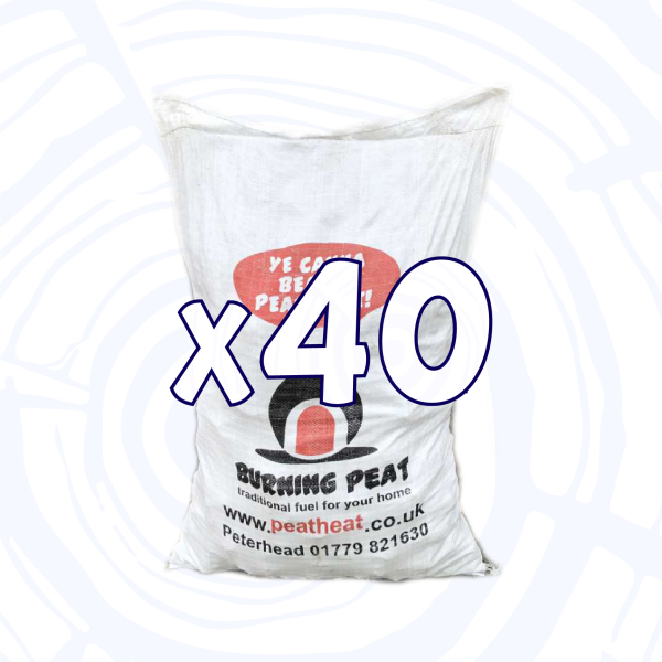 Scottish Burning Peat 40 Bags